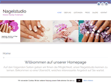 Tablet Screenshot of nagelstudio-marion.de